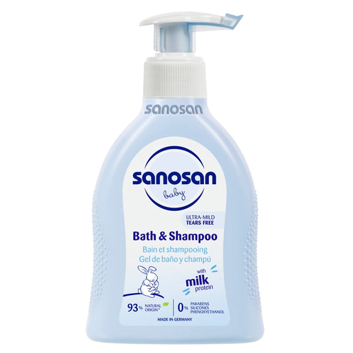Sanosan Baby Baño & Shampoo 200 ml - Farmacias Arrocha
