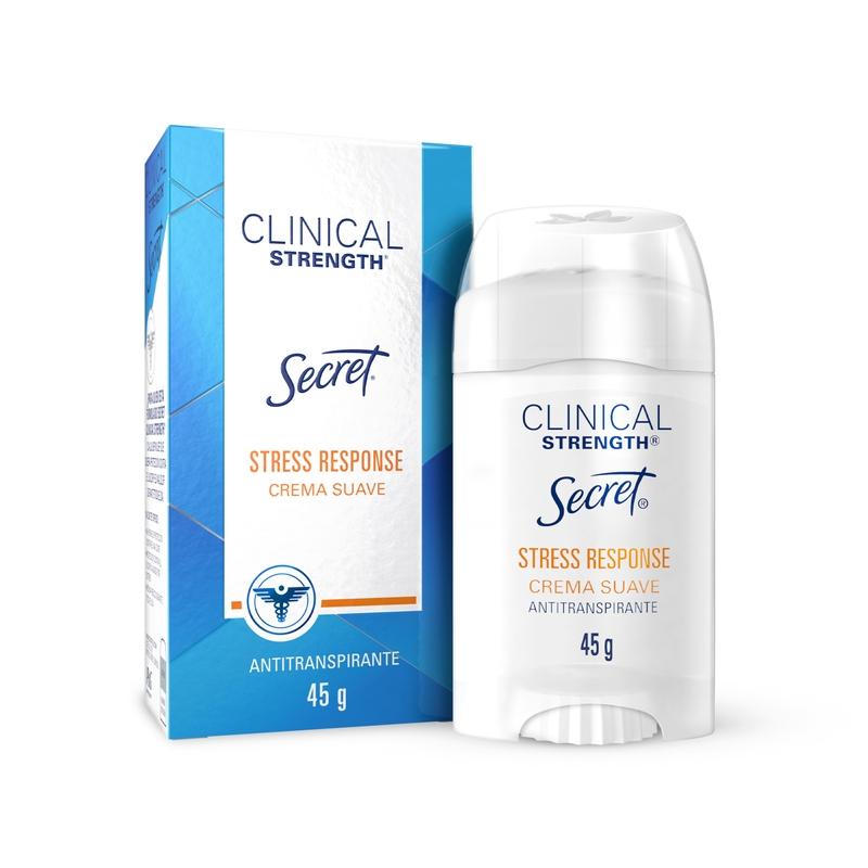 Crema Suave Antitranspirante Secret Clinical Strength Stress Response 45 g - Farmacias Arrocha