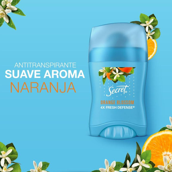 Barra Invisible Antitranspirante Secret Orange Blossom 45 g