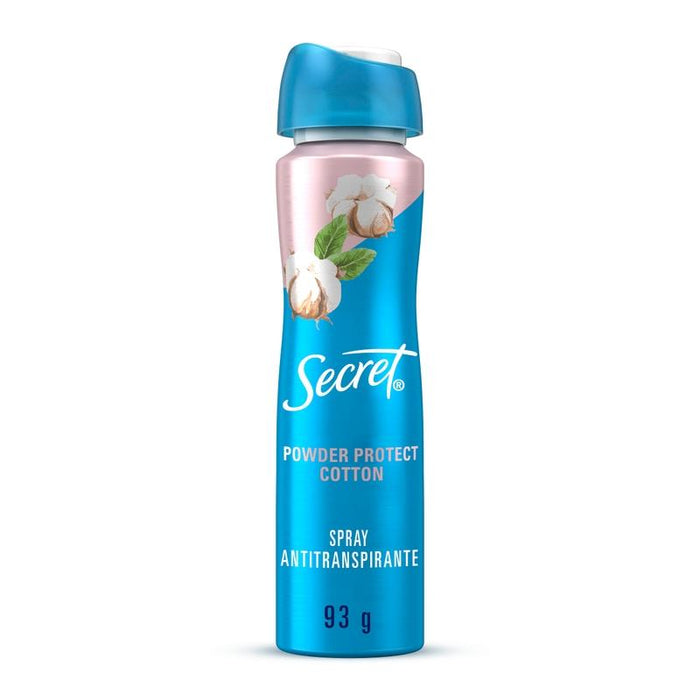 Spray Antitranspirante Secret Powder Protect Cotton Seco 93 g / 150 ml