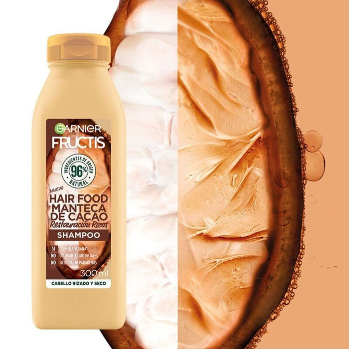 Garnier Shampoo Para Rizos Hair Food Manteca De Cacao 300Ml - Farmacias Arrocha