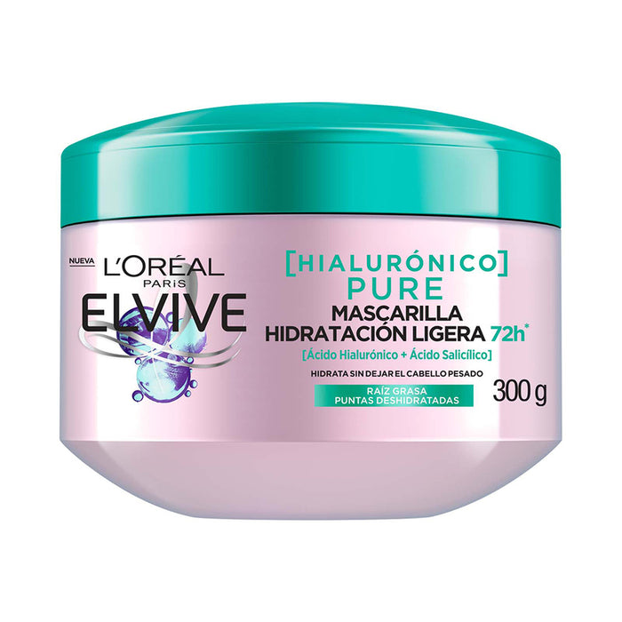 L'Oreal Elvive Tratamiento Hidra Hialurónico Pure 300 G - Farmacias Arrocha