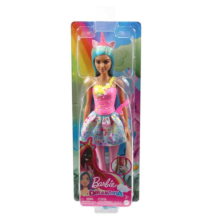 Barbie Fantasía Muñeca Unicornio Cuerno Rosa - Farmacias Arrocha