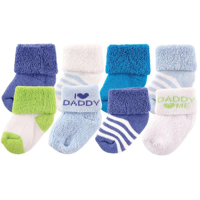 Set De 8 pares de Medias 0-6 meses Azul