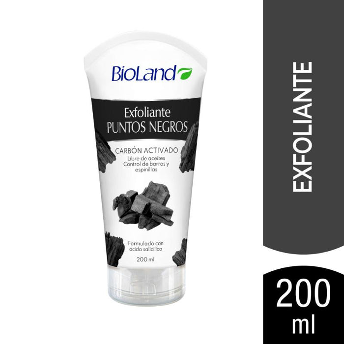 Bioland Exfoliantes Puntos Negros Carbón Activado  200Ml