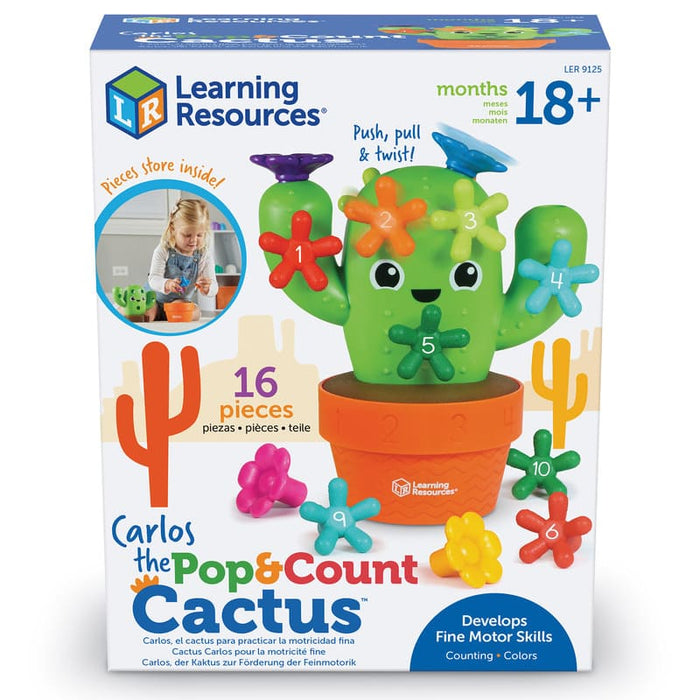 Learning Resources Carlos The Pop & Count Cactus - Farmacias Arrocha