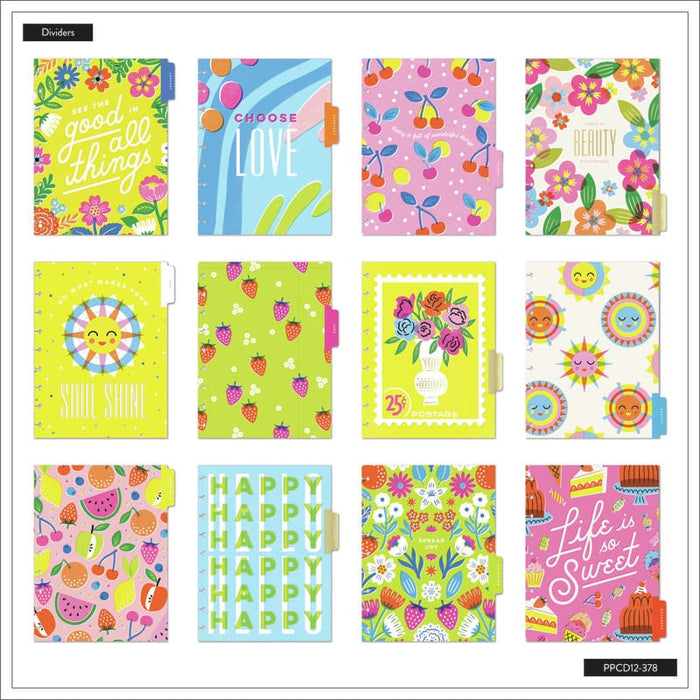 Happy Planner Sunny Risograph Classic 12 Month Planner - Farmacias Arrocha