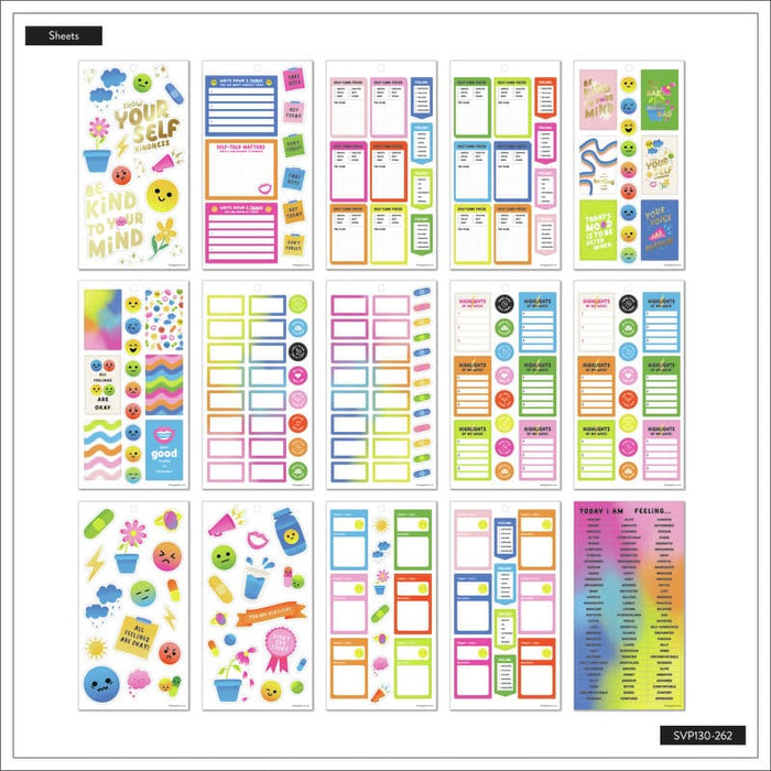 Happy Planner Take Care Of You 30 Sheet Sticker Value Pack - Farmacias Arrocha