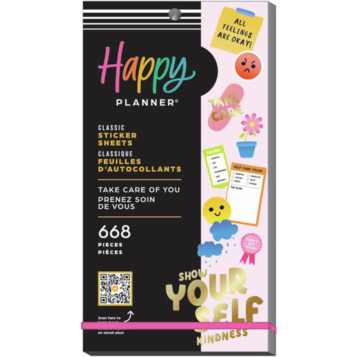 Happy Planner Take Care Of You 30 Sheet Sticker Value Pack - Farmacias Arrocha