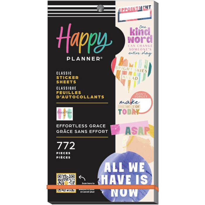 Happy Planner Effortless Grace 30 Sheet Sticker Value Pack - Farmacias Arrocha