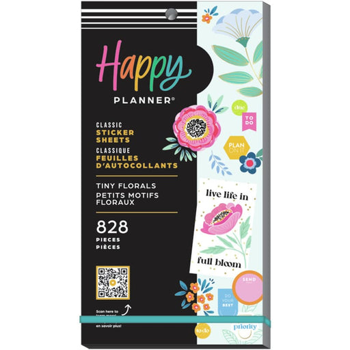 Happy Planner Tiny Florals 30 Sheet Sticker Value Pack - Farmacias Arrocha