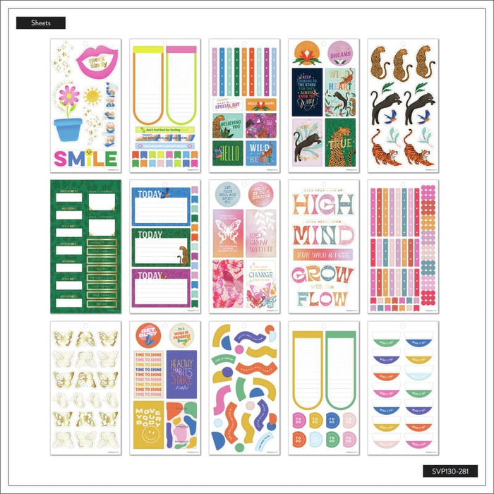 Happy Planner Joyful Expression 30 Sheet Sticker Value Pack - Farmacias Arrocha