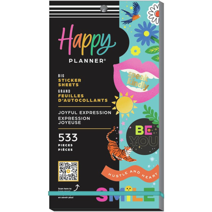 Happy Planner Joyful Expression 30 Sheet Sticker Value Pack - Farmacias Arrocha