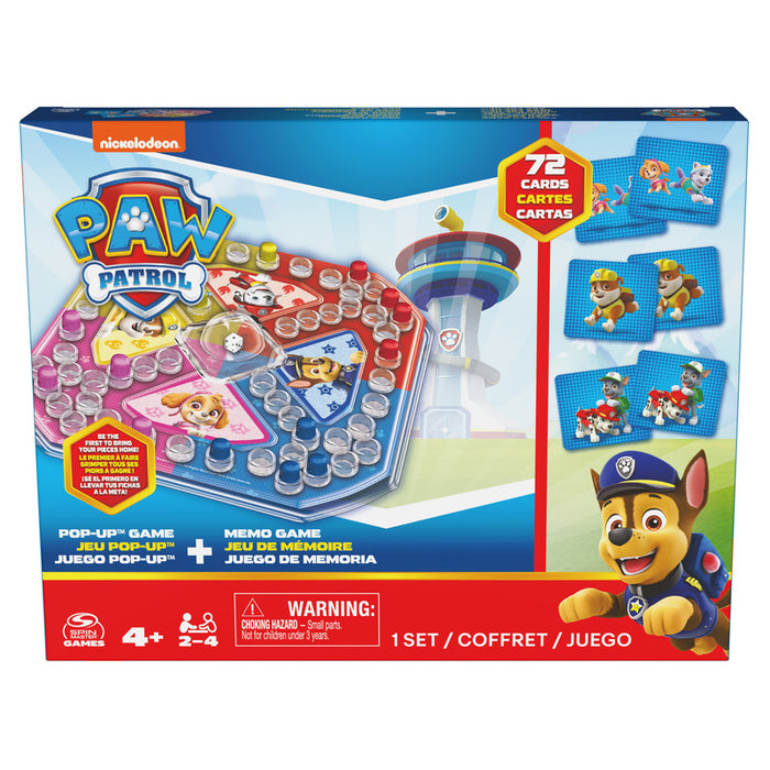 Paw Patrol Pop Up Memoria 72 Cartas - Farmacias Arrocha