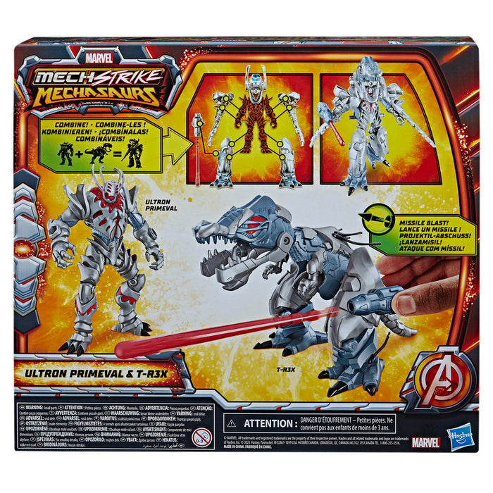 Marvel Mech Strike Mechasaurs - Ultron Primeval Con T-R3X - Farmacias Arrocha