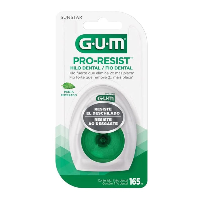 Gum Pro Resist WaxMint Hilo dental 180Yd - Farmacias Arrocha