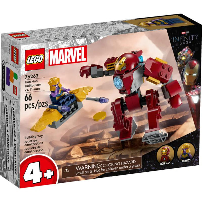 Lego Marvel Hulkbuster de Iron Man vs Thanos