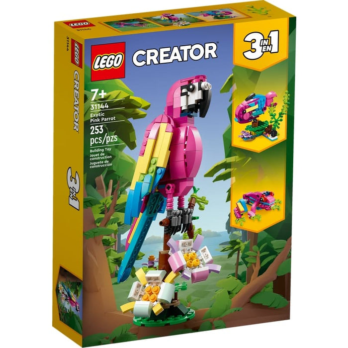 Lego Creator Exotic Pink Parrot 3 in 1 - Farmacias Arrocha