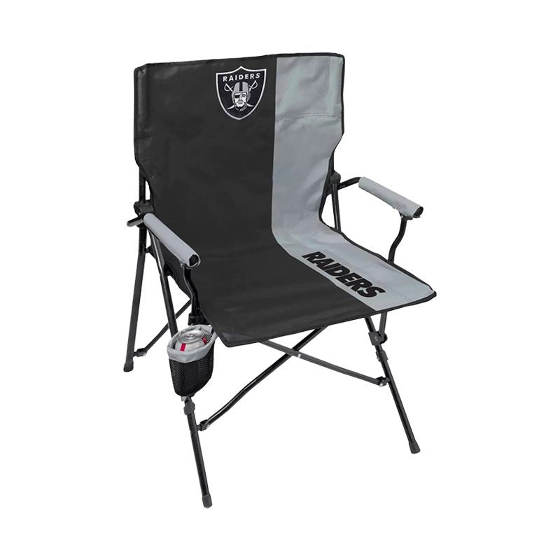Silla Plegable Con Porta Vasos Oakland Raiders - Farmacias Arrocha
