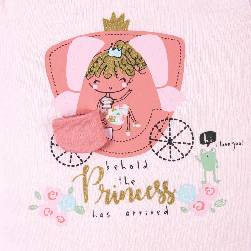 Gerber Set 4 Bodies Manga Corta Niña Princess - Farmacias Arrocha