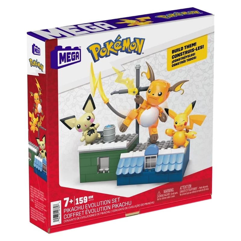 Mega Mega Pokémon Set De Evoluciones De Pikachu - Farmacias Arrocha