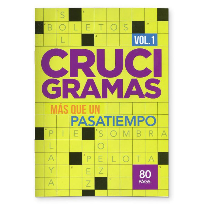 Libro De Crucigramas 80Pag