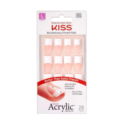 Kiss Salon Acrylic French Long - Farmacias Arrocha