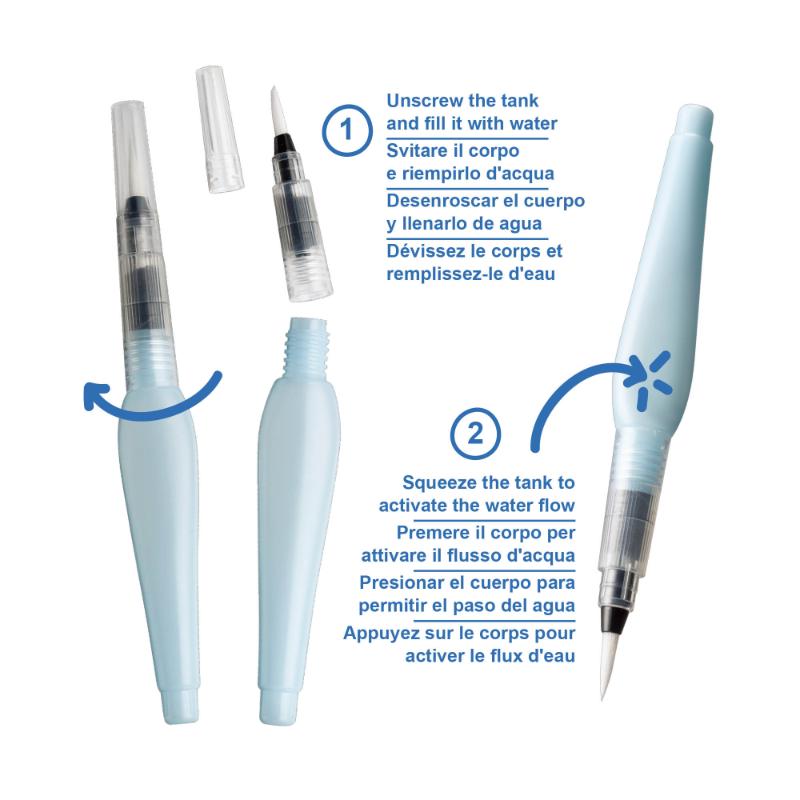 Carioca Refillable Brush Box 3Pcs - Farmacias Arrocha