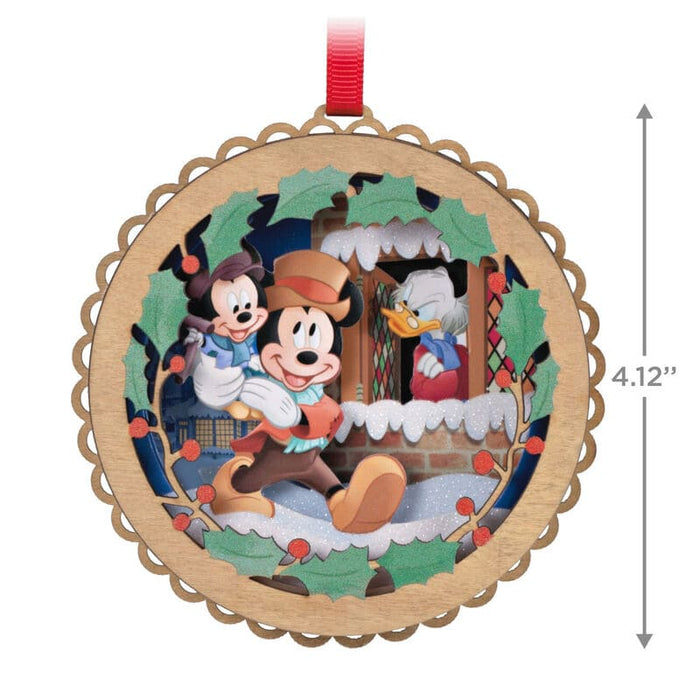 Hallmark Ornamento De Papel Cuento de Navidad de Disney Mickey - Farmacias Arrocha