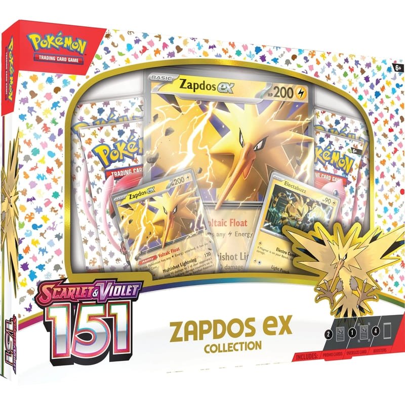 Pokemon Cards 151 Zapdos Ex Box - Farmacias Arrocha