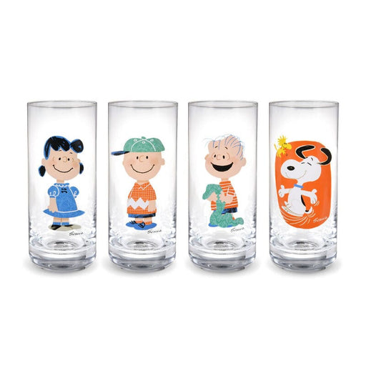 Hallmark Peanuts® Snoopy Set De 4 Vasos De Cristal - Farmacias Arrocha