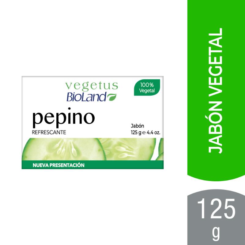 Bioland Jabón Pepino En Barra 125G - Farmacias Arrocha