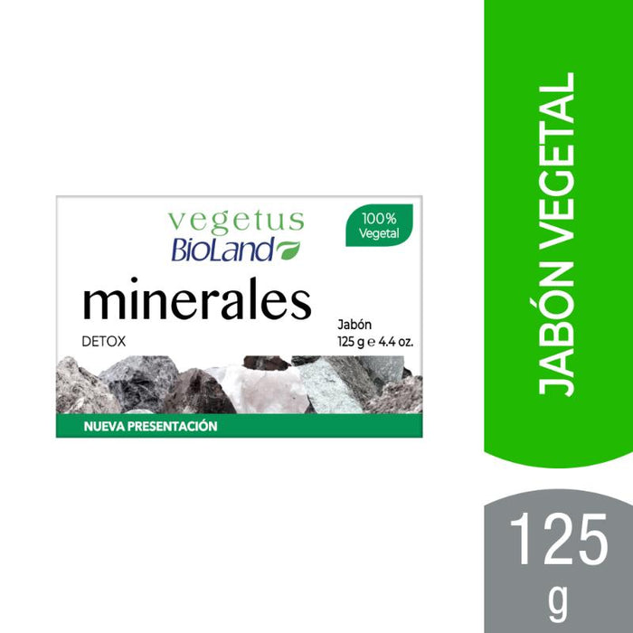 Bioland Jabón Minerales Volcánicos En Barra 125G