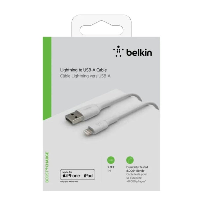 Belkin Cable Lightning Blanco 3.3 Ft - Farmacias Arrocha
