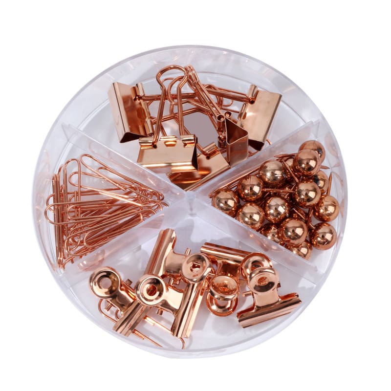 Ioffice Set De Clips Rose Gold - Farmacias Arrocha