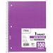 Mead Spiral Bound Notebook, Wide Ruled - 100 Sheets - Farmacias Arrocha