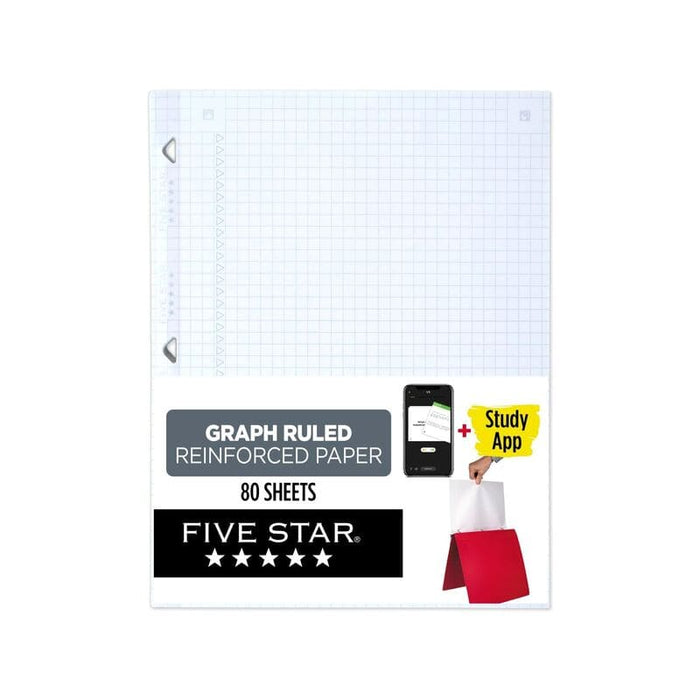 Mead Five Star Wide Ruled Reforced Paper Mead 80 Sheet - Farmacias Arrocha