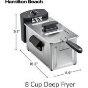 Hamilton Beach Freidora Eléctrica Con Ajuste De Temperatura - Farmacias Arrocha