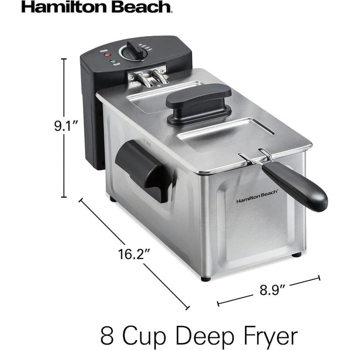 Hamilton Beach Freidora Eléctrica Con Ajuste De Temperatura