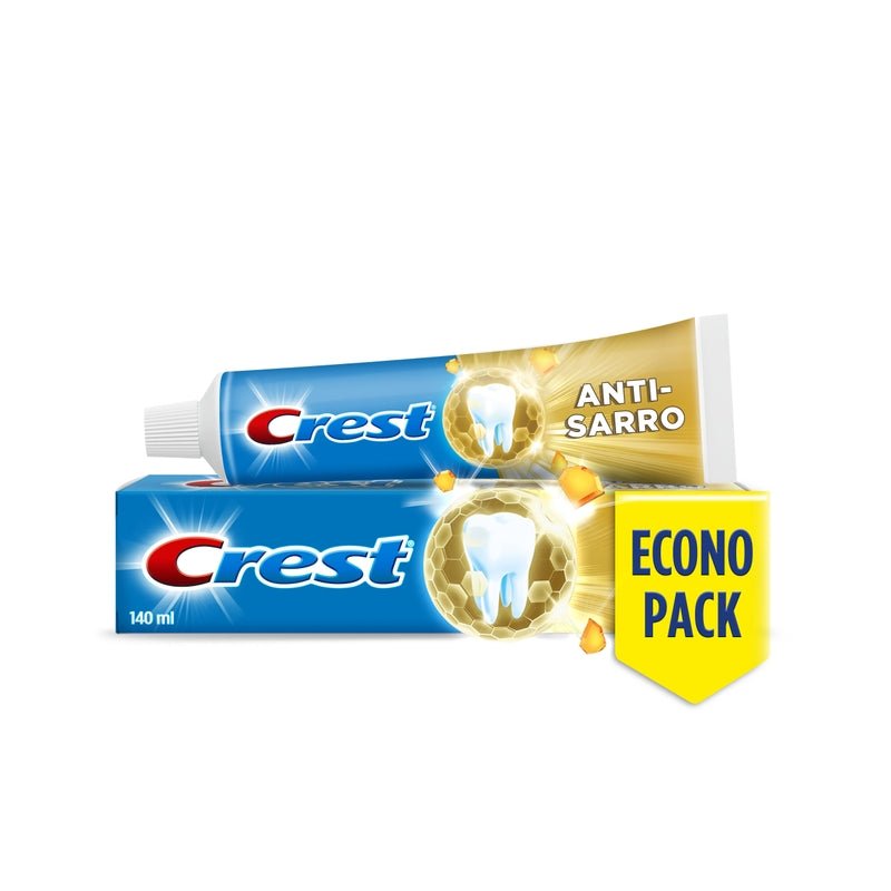 Pasta dental Anticaries con Flúor Crest Anti - sarro 140 ml - Farmacias Arrocha