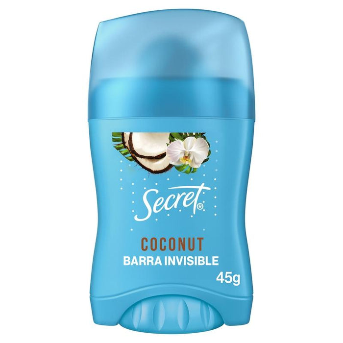 Barra Invisible Antitranspirante Secret Coconut 45 g