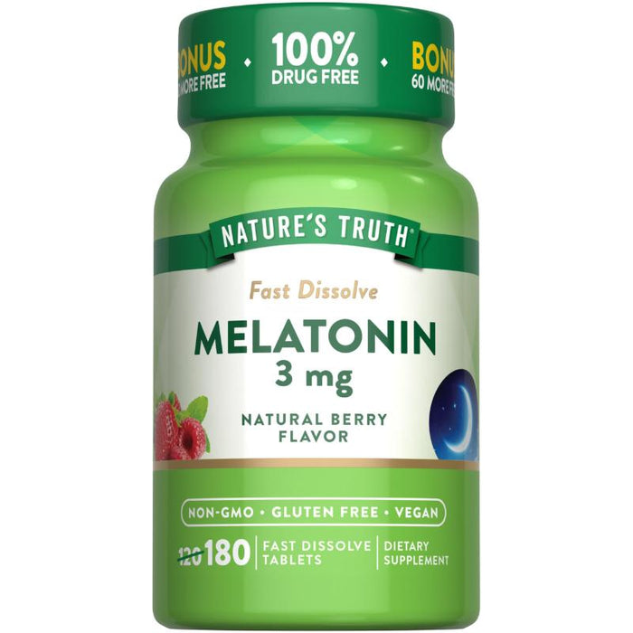 Nature'S Truth Melatonin 3 Mg 180 Caps