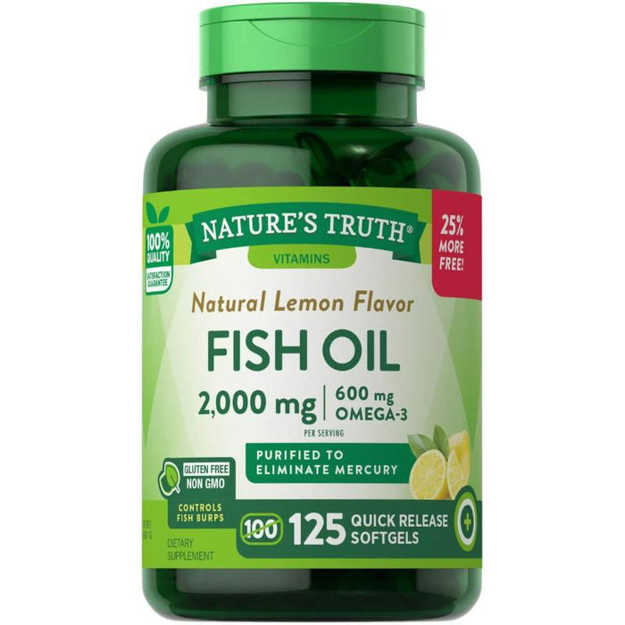 Nature'S Truth Fish Oil 2000 125 Caps