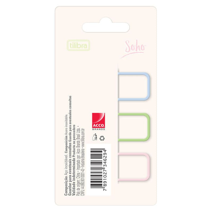 Tilibra Clips Metal Soho Blt 3 - Farmacias Arrocha