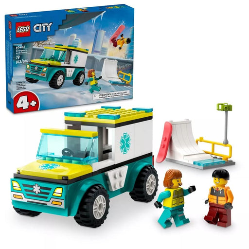 Lego City Ambulancia Y Snowboarder - Farmacias Arrocha