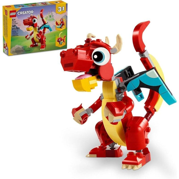 Lego Creator Red Dragon 3 En 1 - Farmacias Arrocha