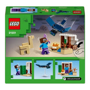 Lego Minecraft Steve's Exploración De Desierto - Farmacias Arrocha