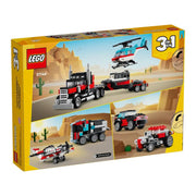 Lego Creator Camión Plataforma con Helicóptero 3 En 1 - Farmacias Arrocha