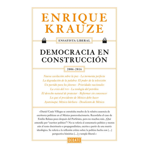 Democracia en construcción (Ensayista liberal 6) - Farmacias Arrocha