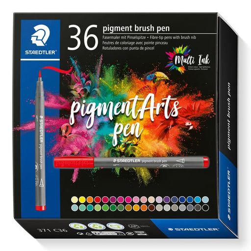 Staedtler Pigment Brush Pen 36 Pcs - Farmacias Arrocha